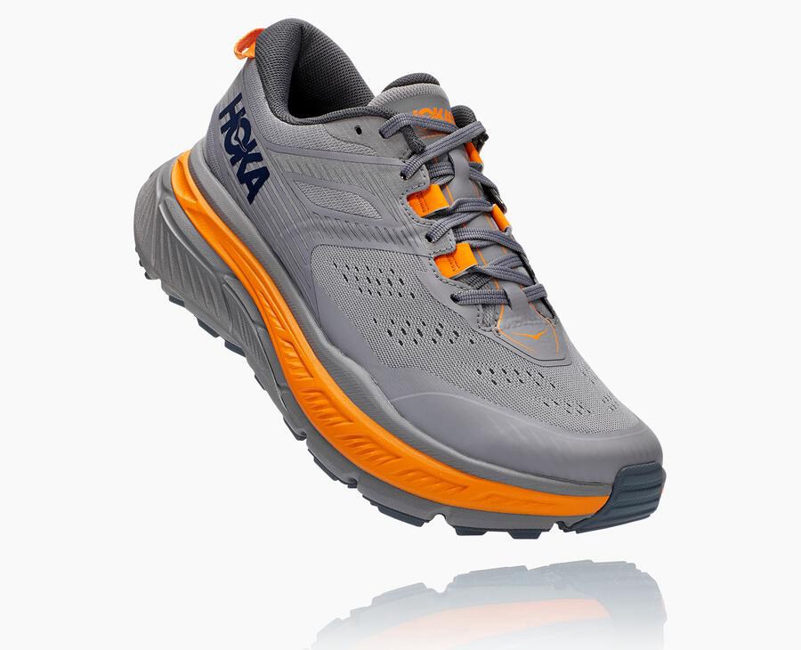 Hoka One One Spor Ayakkabı Erkek Gri - Stinson Atr 6 - NF7601259